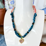 SCARF CHARM NECKLACES
