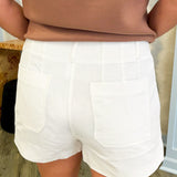 Colette Shorts Scallop Detail Pocket