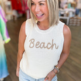 IVORY BEACH SWEATER TOP