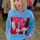 OLE MISS METALLIC ICONS SWEATSHIRT