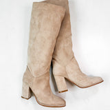 FYNN BEIGE SUEDE BOOTS