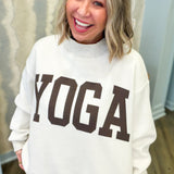 Pilates/Yoga Reversible Mockneck Sweatshirt