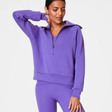 AIR ESSENTIALS HALF ZIP || VIBRANT LILAC