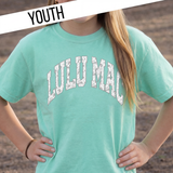Lulu Mac Camo Youth Comfort Colors Tee - Chalky Mint