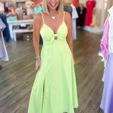 MARGARITA LINEN MIDI DRESS