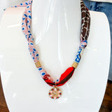 SCARF CHARM NECKLACES