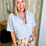 Francesca Cropped Utility Top