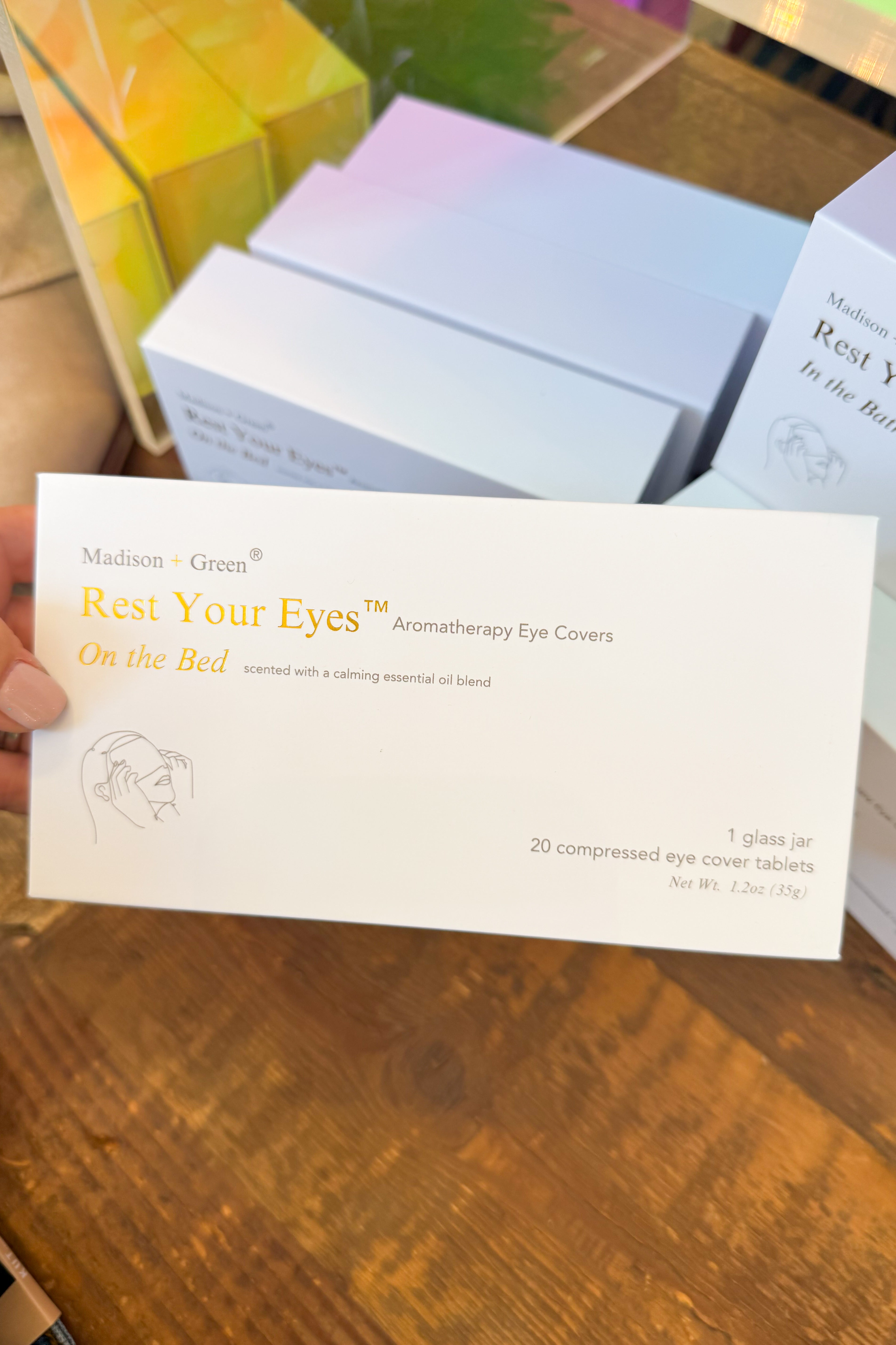 Madison+Green Rest Your Eyes Aromatherapy Eye Covers