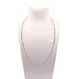 ILY Mixed Metal Beaded Necklace