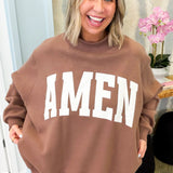 WWJD & Amen Reversible Sweatshirt