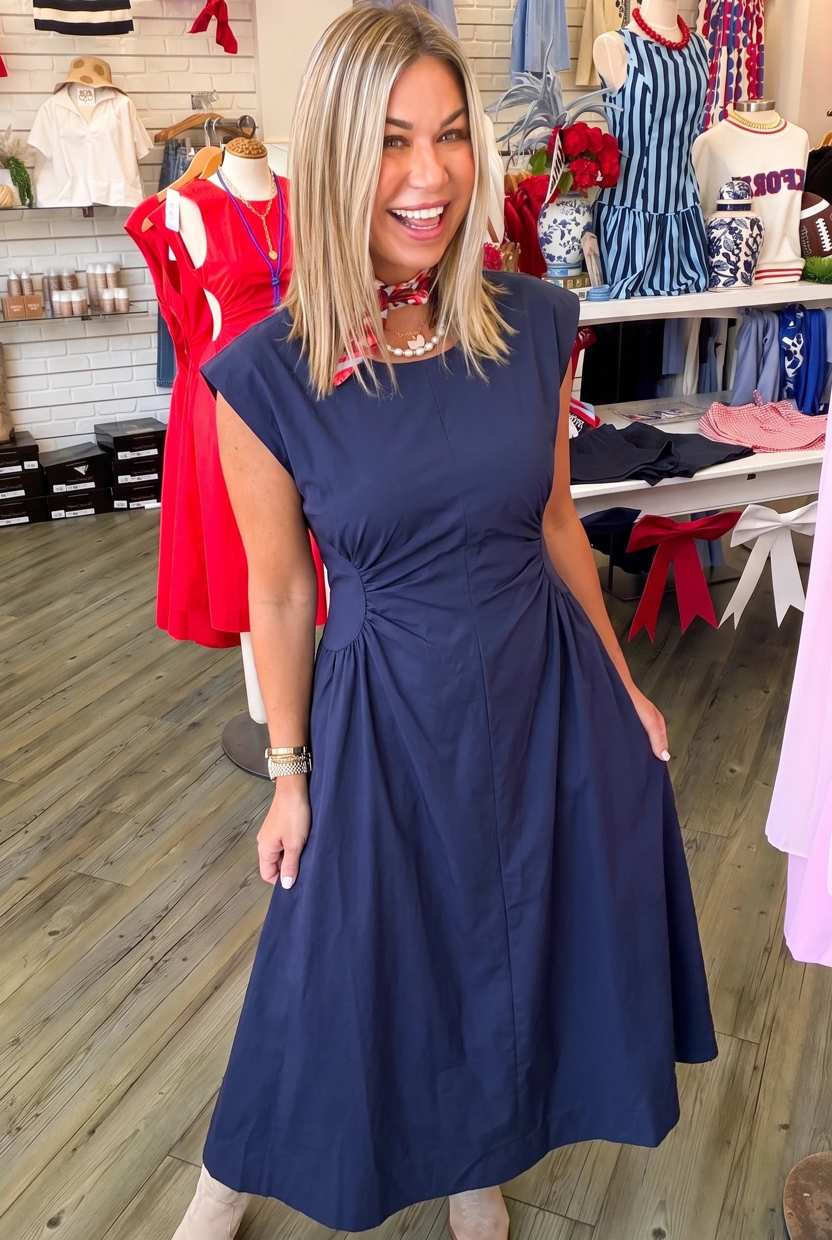 Bailey Side Panel Midi Dress
