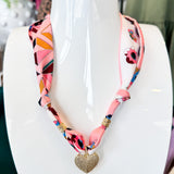 SCARF CHARM NECKLACES