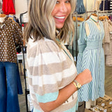 Equestrian Mint Sweater Top