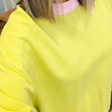 Lime Oversized Sweatshirt Pullover