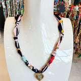 SCARF CHARM NECKLACES