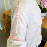 Contrast Stitch Crewneck Sweatshirt