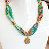 SCARF MULTI CHARM NECKLACES ||  3 STYLES