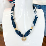SCARF CHARM NECKLACES