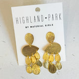 Mindy Gold Teardrop Earrings