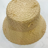 Rosie - Wide Paper Braid Structured Bucket Hat
