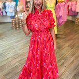 BAHAMAS FLORAL MIDI DRESS