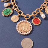 Vintage Inspired Charm Necklace
