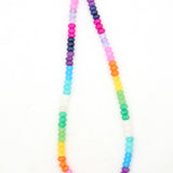 Rainbow Necklace || Faceted Ombre Multi Color Gemstones