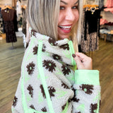 Eileen Floral Teddy Jacket