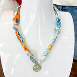 SCARF CHARM NECKLACES