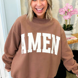 WWJD & Amen Reversible Sweatshirt