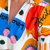 OLIVIA SICILY CALLS PRINTED DRESS