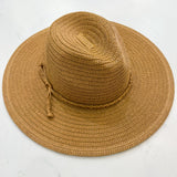 Pebble - Structured Crochet Papr Braid Fedora Hat