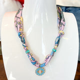 SCARF CHARM NECKLACES