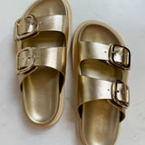 Livi Metallic Gold Sandals