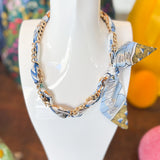 CHAIN SCARF NECKLACE || 5 STYLES