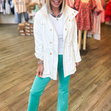 ANNA RAIN JACKET || ANTIQUE WHITE