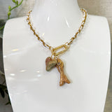 Enamel Necklace With Heart