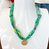 SCARF CHARM NECKLACES