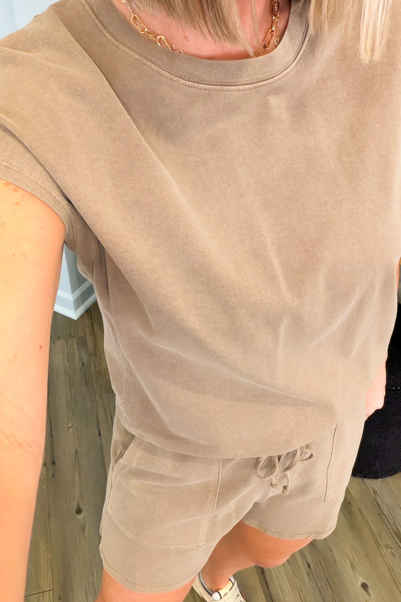 Cassie Short Sleeve Cotton Short Set