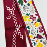 MISS STATE BULLDOGS SKINNY SCARF