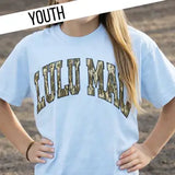 Lulu Mac Mossy Oak Chambray Youth Comfort Colors Tee