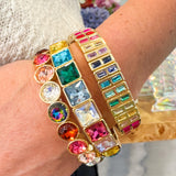 Rainbow Jewels Bracelet Stack Set