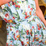 Dixie Floral Strapless Dress