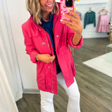 ANNA RAIN JACKET || DUSTY ROSE