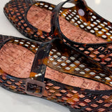 Coco Tortoise Jelly Flats