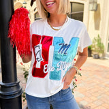 OLE MISS METALLIC ICONS TEE