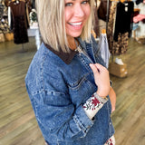 Kendall Collared Denim Jacket