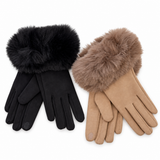 Faux Fur Lined Gloves