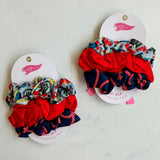 OLE MISS REBELS SCRUNCHIE SET