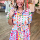 TAYLOR PATCHWORK MULTI DRESS